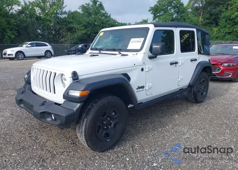 2023 Jeep Wrangler 4-Door Sport 4X4 из США, поврежденный, VIN 1C4HJXDN9PW530537